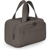 image:imageBAGSMART Travel Toiletry Bag Crush Toiletry Bag for Women Wideopen Puffy Toiletry Bags for Traveling Large Travel Cosmetic Makeup Bag Organizer for AccessoriesToiletrie BlueCharcoal Gray