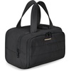 image:imageBAGSMART Travel Toiletry Bag Crush Toiletry Bag for Women Wideopen Puffy Toiletry Bags for Traveling Large Travel Cosmetic Makeup Bag Organizer for AccessoriesToiletrie BlueBlack