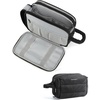 image:imageBAGSMART Travel Toiletry Bag for Women Wideopen Makeup Bag Organizer Puffy Make Up Case Large Capacity Cosmetic Organizer for Women for Travel Essentials Toiletries Accessories BottlesBlackJet Black