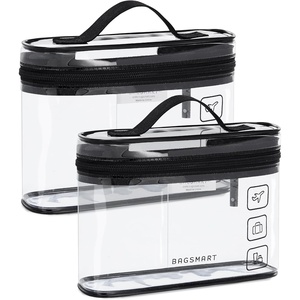 image:imageBAGSMART 18 Pack TSA Approved Travel Bottles for Toiletries Leak Proof Silicone Travel Size Containers Bottles for Shampoo GreyBlack