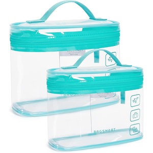 image:imageBAGSMART 18 Pack TSA Approved Travel Bottles for Toiletries Leak Proof Silicone Travel Size Containers Bottles for Shampoo GreyGreen