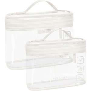 image:imageBAGSMART 18 Pack TSA Approved Travel Bottles for Toiletries Leak Proof Silicone Travel Size Containers Bottles for Shampoo GreyWhite