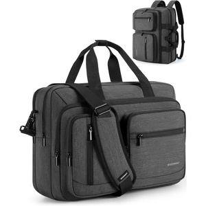 image:imageBAGSMART 3 In 1 Laptop Bag for Men Computer Briefcase 173 Inch Laptop WaterRepellent Shoulder Bag Computer Bag Business Travel Office BlackBlack