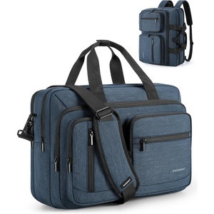 image:imageBAGSMART 3 In 1 Laptop Bag for Men Computer Briefcase 173 Inch Laptop WaterRepellent Shoulder Bag Computer Bag Business Travel Office BlackDeep Blue