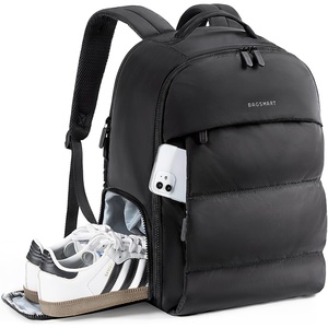 image:imageBAGSMART 30L Travel Backpack for Women Carry on Backpack for Airplanes Gym Backpack with Shoe Compartment Lightweight Travel Bag Fits 156 Inch WaterResistant ChocolateBlack