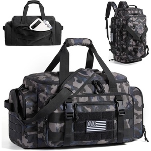 image:imageBAGSMART 4IN1 Gym Bag for Women Men TSA Duffle Bag for Travel  With Shoe Compartment amp Wet Pocket 22L30L38L Tactical Backpack with 40oz Water Bottle Holder Lightweight WaterresistantForest Camo