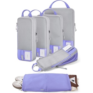 image:imageBAGSMART 6 Set 4 Set2 Set Compression Packing Cubes for Travel Lightweight Luggage Organizer Bags Durable Space Saver Bags Travel EssentialsVery Peri