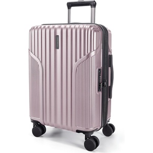 image:imageBAGSMART Carry On Luggage 22x14x9 Airline Approved luggage with Spinner Wheels 20 Inch Expandable Hardside Carry On Suitcase with TSA Lock Rolling Travel suitcase CarryOn Pink LavenderPink Lavender