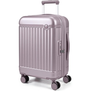 image:imageBAGSMART Carry On Luggage 22x14x9 Airline Approved with Spinner Wheels Travel TSA Approved 100 PC Hard Shell Suitcases 20 Inch Expandable Luggage with TSA Lock Dark Sea GreenPurple