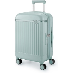 image:imageBAGSMART Carry On Luggage 22x14x9 Airline Approved with Spinner Wheels Travel TSA Approved 100 PC Hard Shell Suitcases 20 Inch Expandable Luggage with TSA Lock Dark Sea GreenDark Sea Green