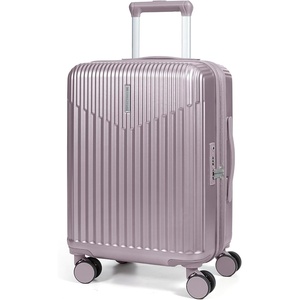 image:imageBAGSMART Carry On Luggage 22x14x9 Airline Approved with Spinner Wheels100 PC Hardside Expandable Luggage with TSA Lock for Trips 20 Inch Rolling Suitcases for Men WomenPinkPurple