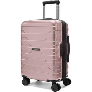 image:imageBAGSMART Carry On Luggage 22x14x9 Airline Approved with Spinner WheelsLightweight 20 Inch Luggage with TSA LockExpandable Hard Shell Carry On Suitcases for Men WomenRose PurpleRose Gold