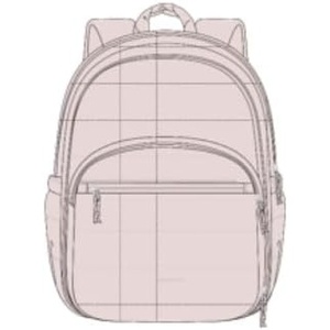 image:imageBAGSMART College Laptop Backpack Travel Backpack for Women Quilted Casual Daypack WaterResistant Bookbag for 156 Inch Laptop ChocolateBlush