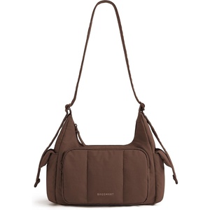 image:imageBAGSMART Crossbody Bag for Women 6L Lightweight Hobo Purse for Travel amp Daily Use Waterresistant Cute Puffer Shoulder BagCmocha Brown