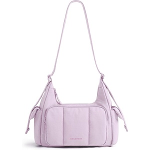 image:imageBAGSMART Crossbody Bag for Women 6L Lightweight Hobo Purse for Travel amp Daily Use Waterresistant Cute Puffer Shoulder BagIced Lavender