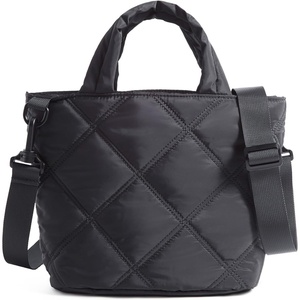 image:imageBAGSMART Crossbody Bags for Women Lightweight Purses for Women Quilted Puffer Tote Handbags for Daily UseShopTravelBlack
