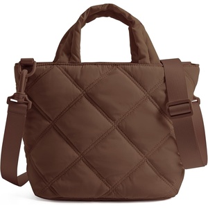 image:imageBAGSMART Crossbody Bags for Women Lightweight Purses for Women Quilted Puffer Tote Handbags for Daily UseShopTravelCoffee Brown