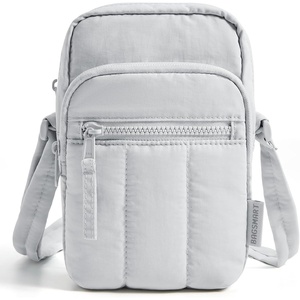 image:imageBAGSMART Crossbody Bags for Women Mini Cell Phone Cross body Purses Travel Wallet with RFID Blocking Card SlotsCgrey