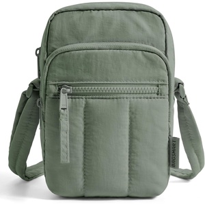 image:imageBAGSMART Crossbody Bags for Women Mini Cell Phone Cross body Purses Travel Wallet with RFID Blocking Card SlotsHaze Green