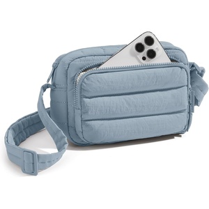 image:imageBAGSMART Crossbody Bags for Women Puffer Crossbody Purses for Women with RFID Blocking Slots Handbags Wallet Small Purse  Travel PurseBlue