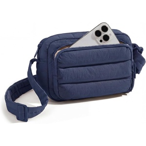 image:imageBAGSMART Crossbody Bags for Women Puffer Crossbody Purses for Women with RFID Blocking Slots Handbags Wallet Small Purse  Travel PurseNavy Blue