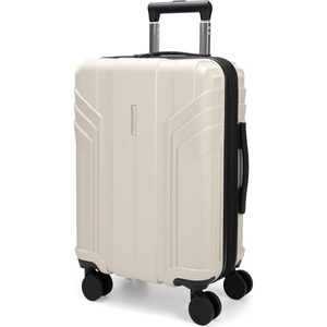 image:imageBAGSMART Expandable Carry On Luggage 22x14x9 Airline Approved Blue  Spinner Wheels TSA Lock Lightweight Hard Shell Suitcase22x14x9 Airline ApprovedBiege
