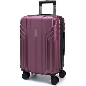 image:imageBAGSMART Expandable Carry On Luggage 22x14x9 Airline Approved Blue  Spinner Wheels TSA Lock Lightweight Hard Shell Suitcase22x14x9 Airline ApprovedPurplish Red