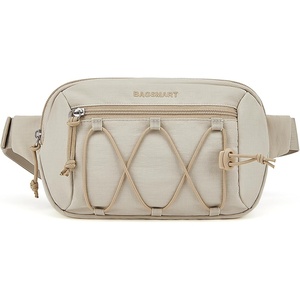 image:imageBAGSMART Fanny Packs for Women Small Belt Bag with Adjustable Strap Waist Pack for Running Workout Traveling Hiking Beige GreenBeige Green
