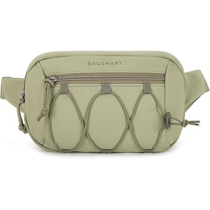 image:imageBAGSMART Fanny Packs for Women Small Belt Bag with Adjustable Strap Waist Pack for Running Workout Traveling Hiking Beige GreenGrayish green