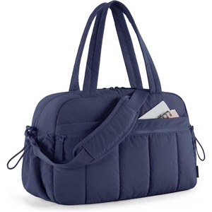 image:imageBAGSMART Gym Bag for Women Duffle Bag for Travel with Wet Pocket Lightweight Carry on Weekender Duffel Water ResistantNavy Blue