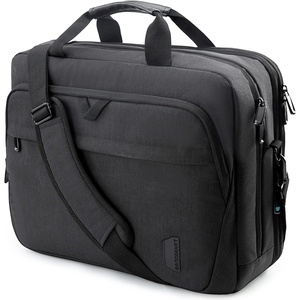 image:imageBAGSMART Laptop Bag 156 Inch Briefcase Men Lockable Computer Bag Work Bag WaterRepellent Shoulder Messenger Bag Travel Office Business Black  Work Bag WaterRepellent Shoulder Messenger Bag Travel Office BusinessBlack184 Inch