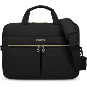 image:imageBAGSMART Laptop Bag 156173 Inch Briefcase for Women Large Laptop Case Computer Bag Office Travel Business BlackBlack