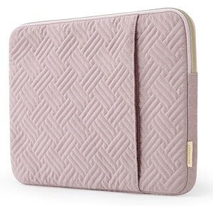 image:imageBAGSMART Laptop Sleeve Bag Compatible with MacBook AirPro 13133 inch Notebook Compatible with MacBook Pro 14 Inch MacBook Air M2 Sleeve 13 Inch Repellent Protective Case with Pocket PinkBaby Pink