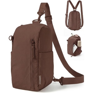 image:imageBAGSMART Small Crossbody Bags for Women Puffer Sling Bag Fanny Packs Purses Hobo Handbag for Daily Travel HikingCoffee
