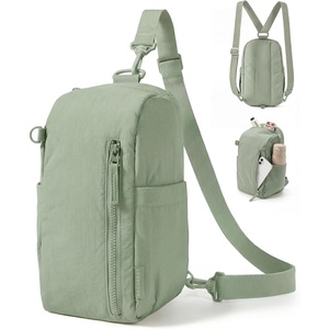 image:imageBAGSMART Small Crossbody Bags for Women Puffer Sling Bag Fanny Packs Purses Hobo Handbag for Daily Travel HikingOlive Green