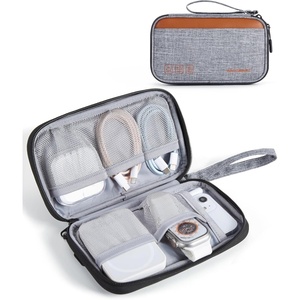 image:imageBAGSMART Small Travel Cable Organizer Tech Organizer for Charger Phone BlackGrey