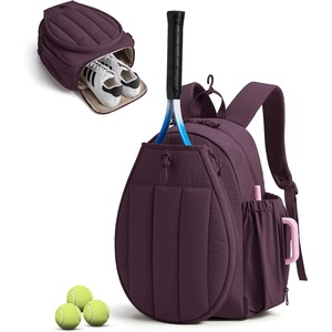 image:imageBAGSMART Tennis Gym Bag for Women 3in1 Sports Duffle Sling Backpack  40oz Tumblers Bag Converts to Travel Duffle Court Backpack or Crossbody Sling for 2 RacketsPaddles 156 Laptop amp ShoesPBlackberry Purple