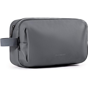image:imageBAGSMART Toiletry Bag for Men Travel Toiletry Organizer Dopp Kit Waterresistant Shaving Bag for Toiletries Accessories Door Room Essentials BlackmediumGreybasic