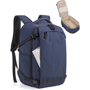 image:imageBAGSMART Travel Backpack Women 156 Inch Carry On Backpack Flight Approved TSA Approved Personal Item Travel Bag Water Resistant Weekender Bag Luggage Daypack Forest GreenDark Blue