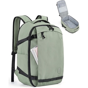 image:imageBAGSMART Travel Backpack Women 156 Inch Carry On Backpack Flight Approved TSA Approved Personal Item Travel Bag Water Resistant Weekender Bag Luggage Daypack Forest GreenPistachio