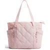 image:imageBAGSMART Crush Tote Bag for Women 20L Puffer Work Tote with Zipper Travel Essentials Quilted Nurse Hospital BagApink