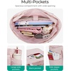 image:imageBAGSMART Crush Tote Bag for Women 20L Puffer Work Tote with Zipper Travel Essentials Quilted Nurse Hospital BagApink