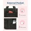 image:imageBAGSMART Crush Tote Bag for Women 20L Puffer Work Tote with Zipper Travel Essentials Quilted Nurse Hospital BagBlack