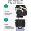 image:imageBAGSMART Crush Tote Bag for Women 20L Puffer Work Tote with Zipper Travel Essentials Quilted Nurse Hospital BagCharcoal