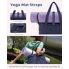 image:imageBAGSMART Crush Tote Bag for Women 20L Puffer Work Tote with Zipper Travel Essentials Quilted Nurse Hospital BagNavy Blue