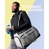 image:imageBAGSMART Gym Bag 31L Sports Travel Duffle Bag With Shoe Compartment Waterproof Gym Duffel Bag for MenampWomen Travel Carry On Weekender Workout Bag Grey