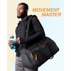 image:imageBAGSMART Gym Bag for Men 31L Sports Travel Duffle Bag With Shoe Compartment Waterproof Gym Duffel Bag for Men Travel Carry On Weekender Workout Bag Black