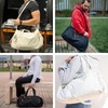 image:imageBAGSMART Gym Bag for Men 31L Sports Travel Duffle Bag With Shoe Compartment Waterproof Gym Duffel Bag for Men Travel Carry On Weekender Workout Bag Black