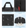 image:imageBAGSMART Gym Bag for Men Expandable Lightweight Workout with Shoe Compartment amp Wet Pocket Water Resistant Weekender Bag Black