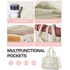 image:imageBAGSMART Gym Bag for Women Carry on Weekender Overnight Bag Travel Duffel Bags with Trolley Sleeve Personal Item Travel Bag Tote Bag Workout Dance BagBlackMediumLight Beige
